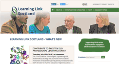 Desktop Screenshot of learninglinkscotland.org.uk